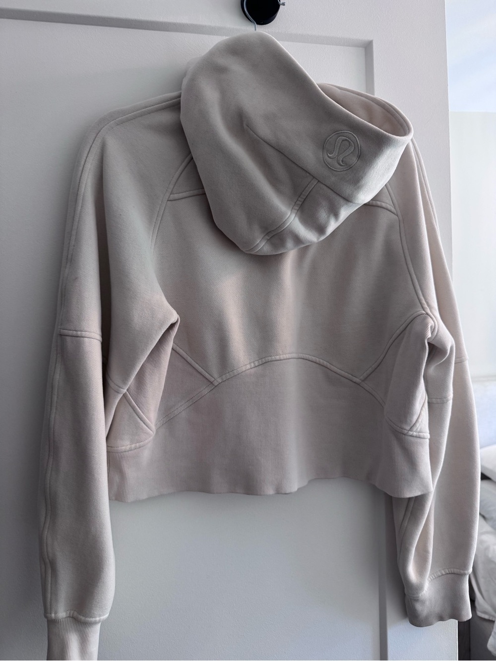 lululemon athletica Cream Half-Zip Hooded Pullover - Picture 2 of 2